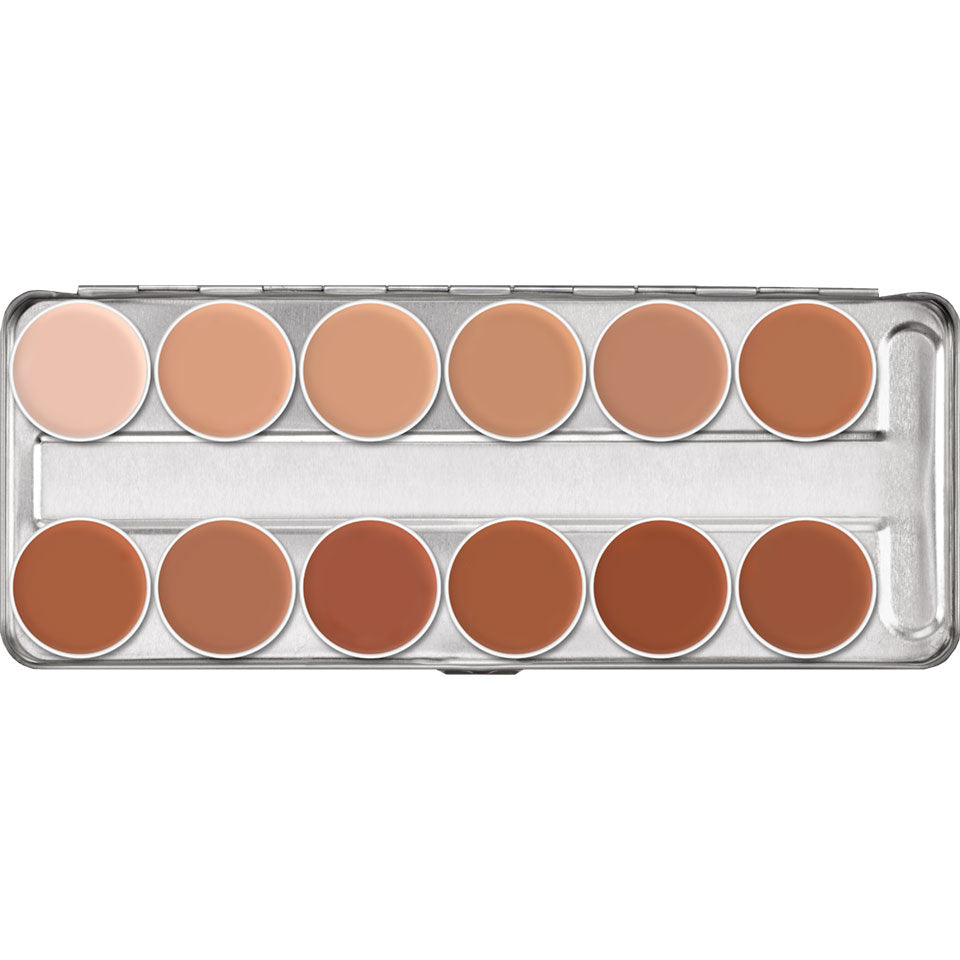 Paleta Supracolor com 6 Cores Kryolan – imagem oficial 1