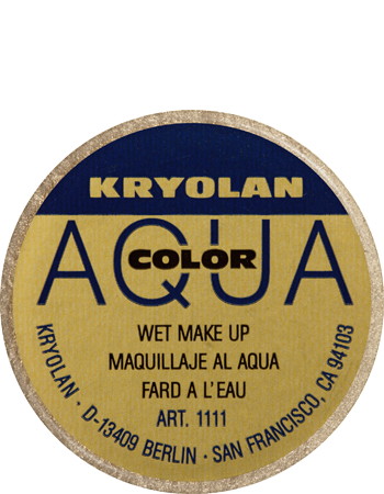 Aquacolor Metálico 8 ml Kryolan — cor GOLD