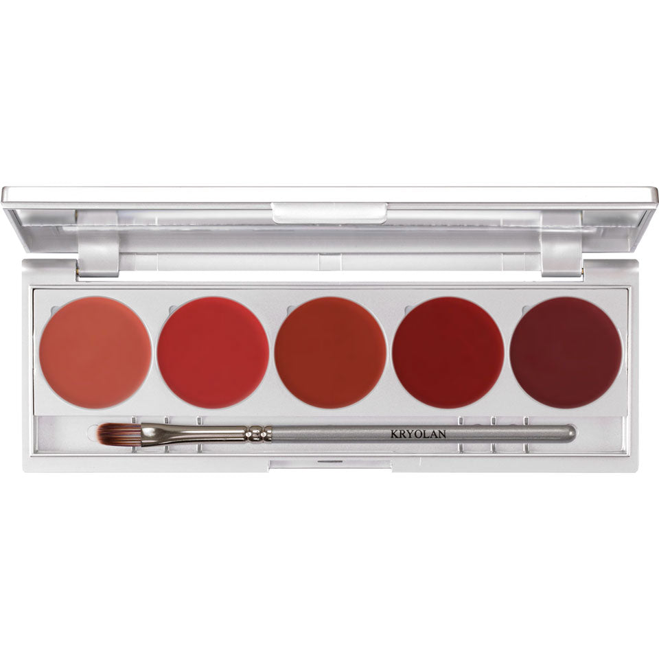 Paleta de Batons com 5 Cores Kryolan