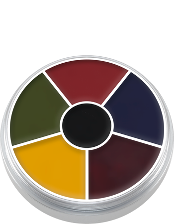 Paleta Circular Cream Color com 6 Cores Kryolan — detalhe 14