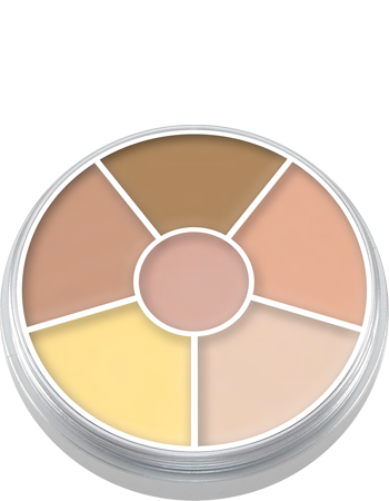 Paleta Circular Cream Color com 6 Cores Kryolan — detalhe 22