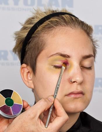 Paleta Circular Cream Color com 6 Cores Kryolan — detalhe 3