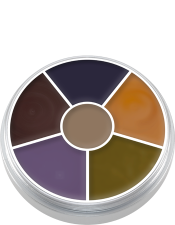 Paleta Circular Cream Color com 6 Cores Kryolan — detalhe 6