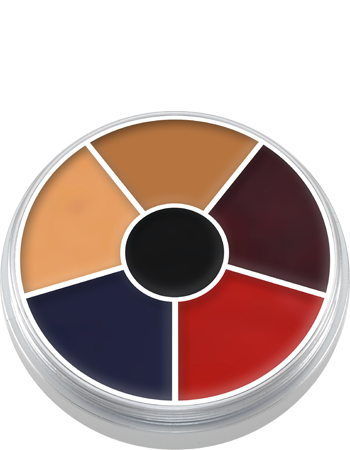 Paleta Circular Cream Color com 6 Cores Kryolan — detalhe 10
