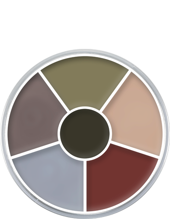 Paleta Circular Cream Color com 6 Cores Kryolan — detalhe 11