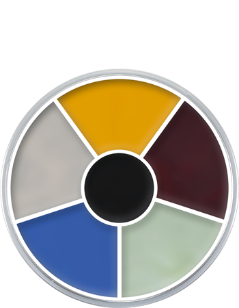 Paleta Circular Cream Color com 6 Cores Kryolan — detalhe 17