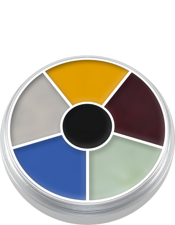 Paleta Circular Cream Color com 6 Cores Kryolan — detalhe 18