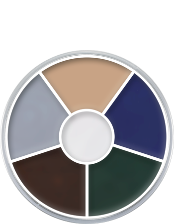 Paleta Circular Cream Color com 6 Cores Kryolan — detalhe 23