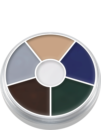 Paleta Circular Cream Color com 6 Cores Kryolan — detalhe 24