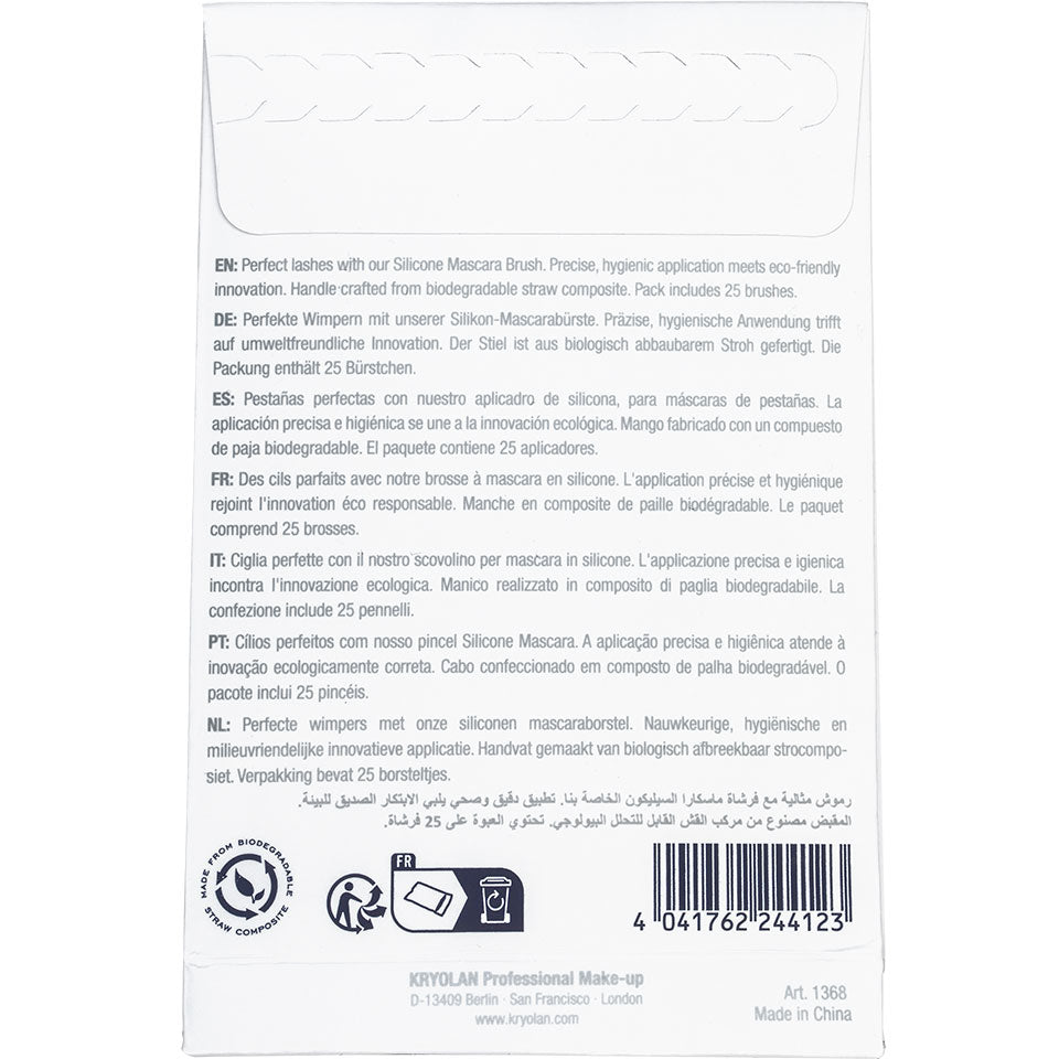 Aplicadores Descartáveis de Silicone para Cílios - 25 Unidades Kryolan – imagem oficial 3