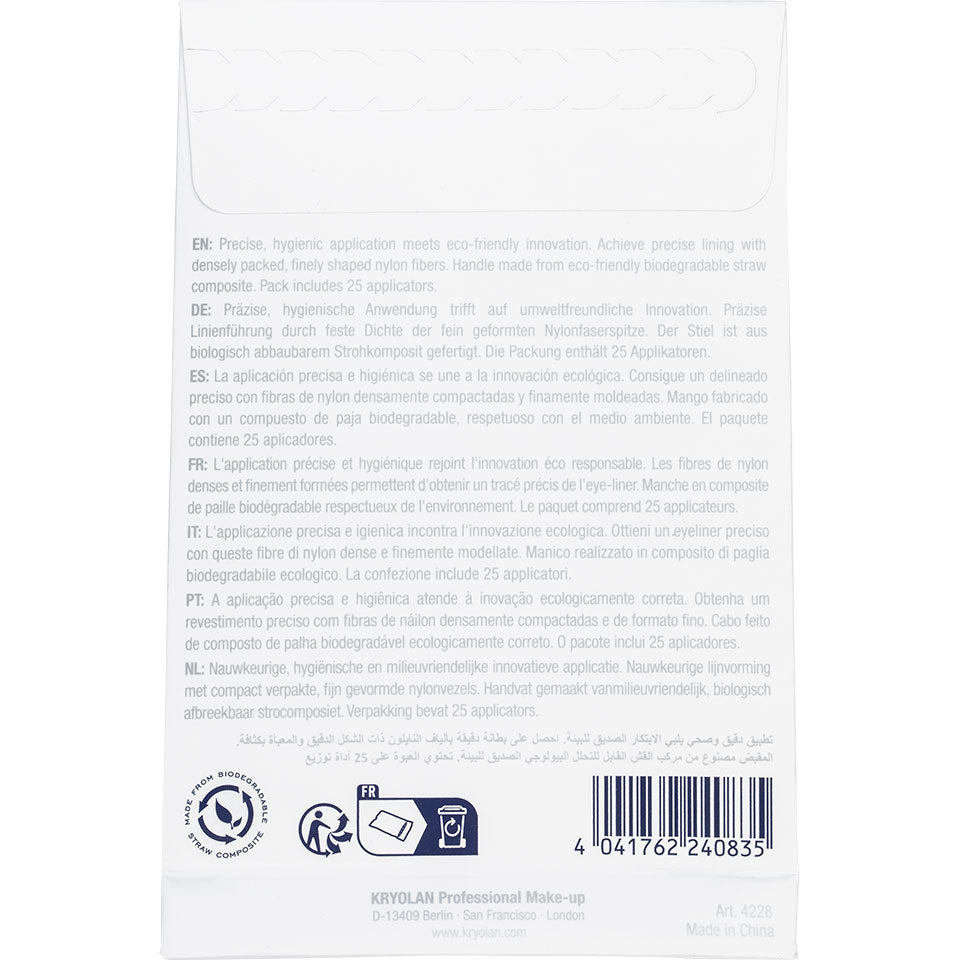 Aplicadores Descartáveis para Delineador - 25 Unidades Kryolan – imagem oficial 4