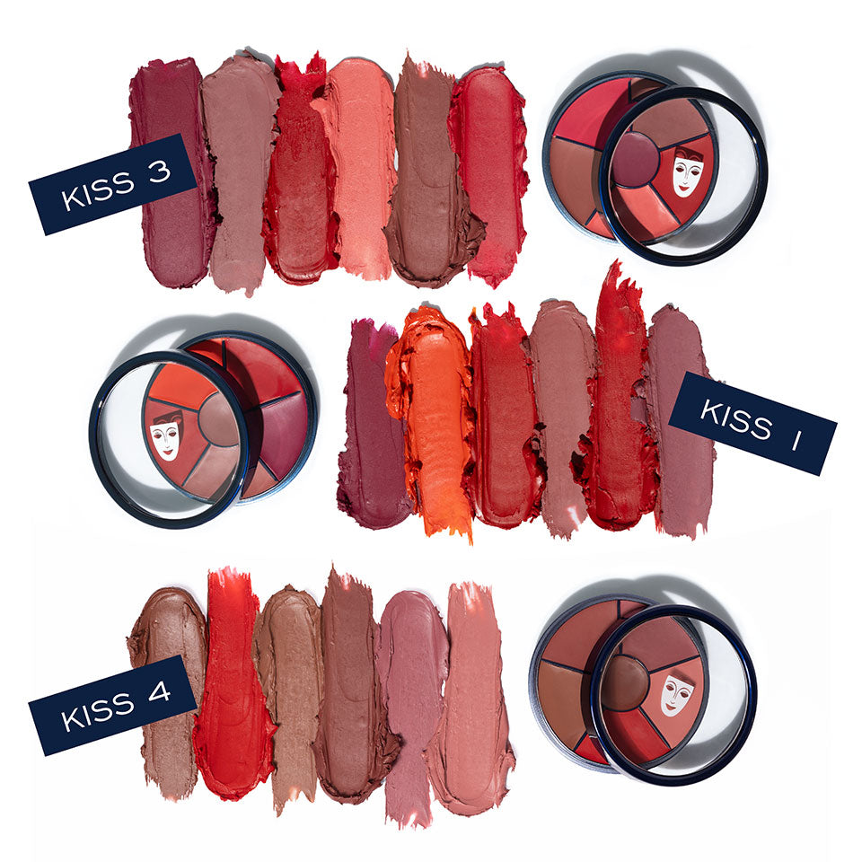 Paleta Circular Velvet Kiss com 6 Cores Kryolan – imagem oficial 2