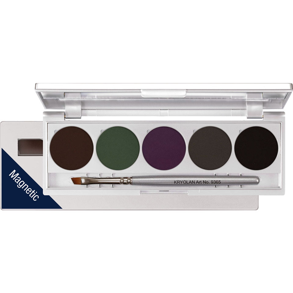 Paleta Cake Eye Liner com 5 Cores — imagem oficial Kryolan Espanha 2