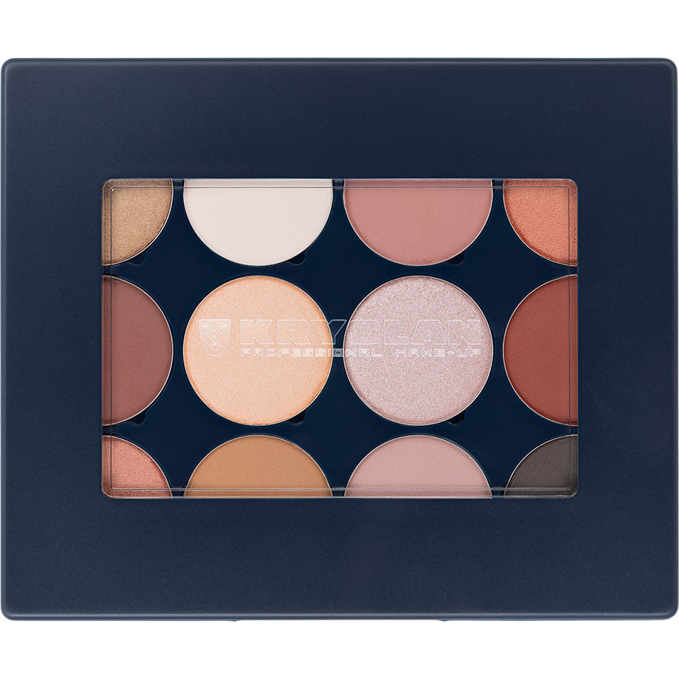 Paleta Eye Shadow Velvet Vision com 12 Cores Kryolan – imagem oficial 1