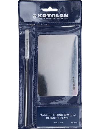 Conjunto de Paleta e Espátula para Mistura Kryolan
