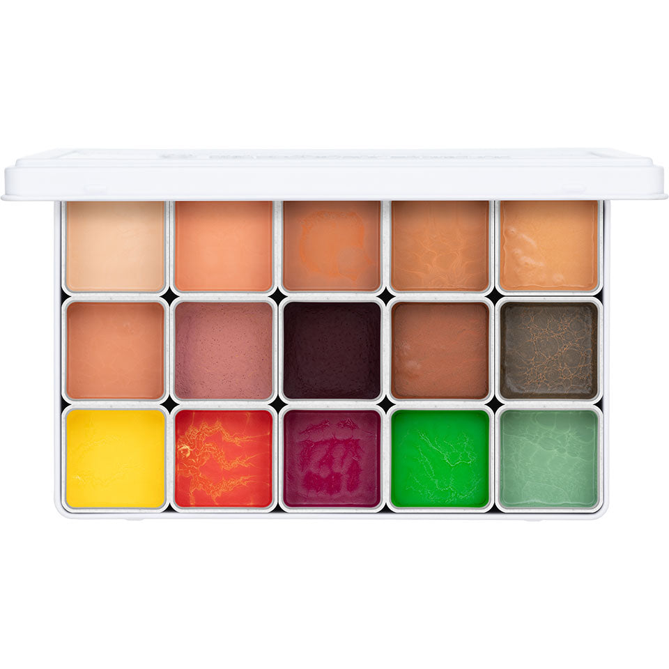 Paleta FX Design Color com 15 Cores Kryolan – imagem oficial 1