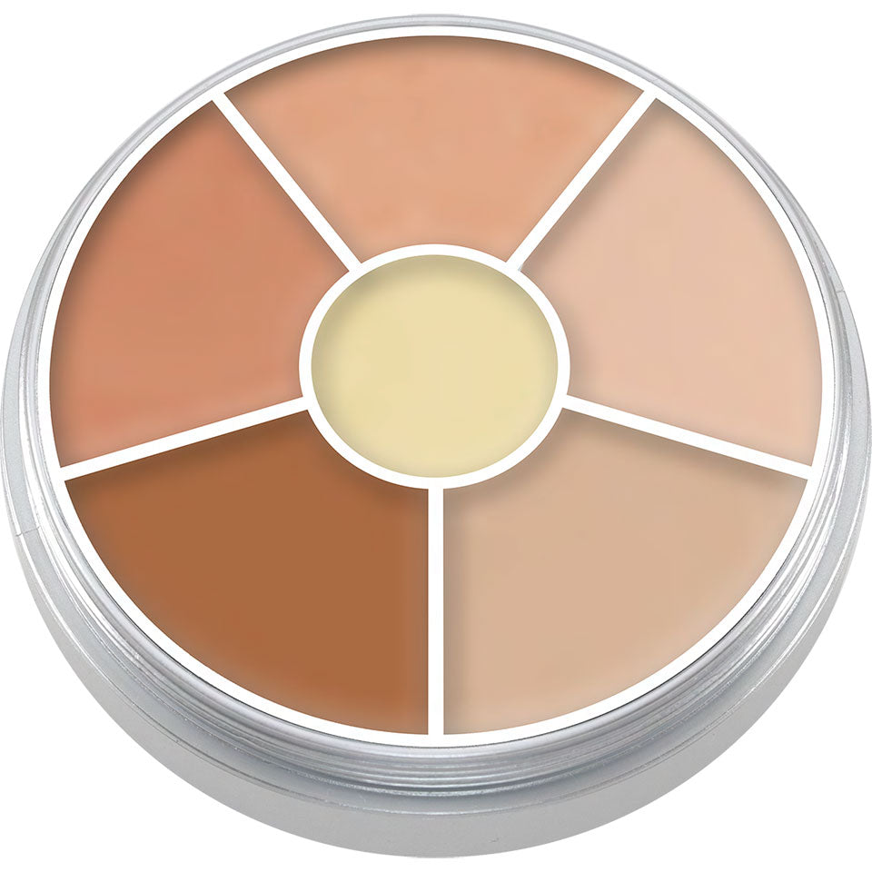 Paleta Circular Ultra Foundation e Corretivos Kryolan – imagem oficial 1