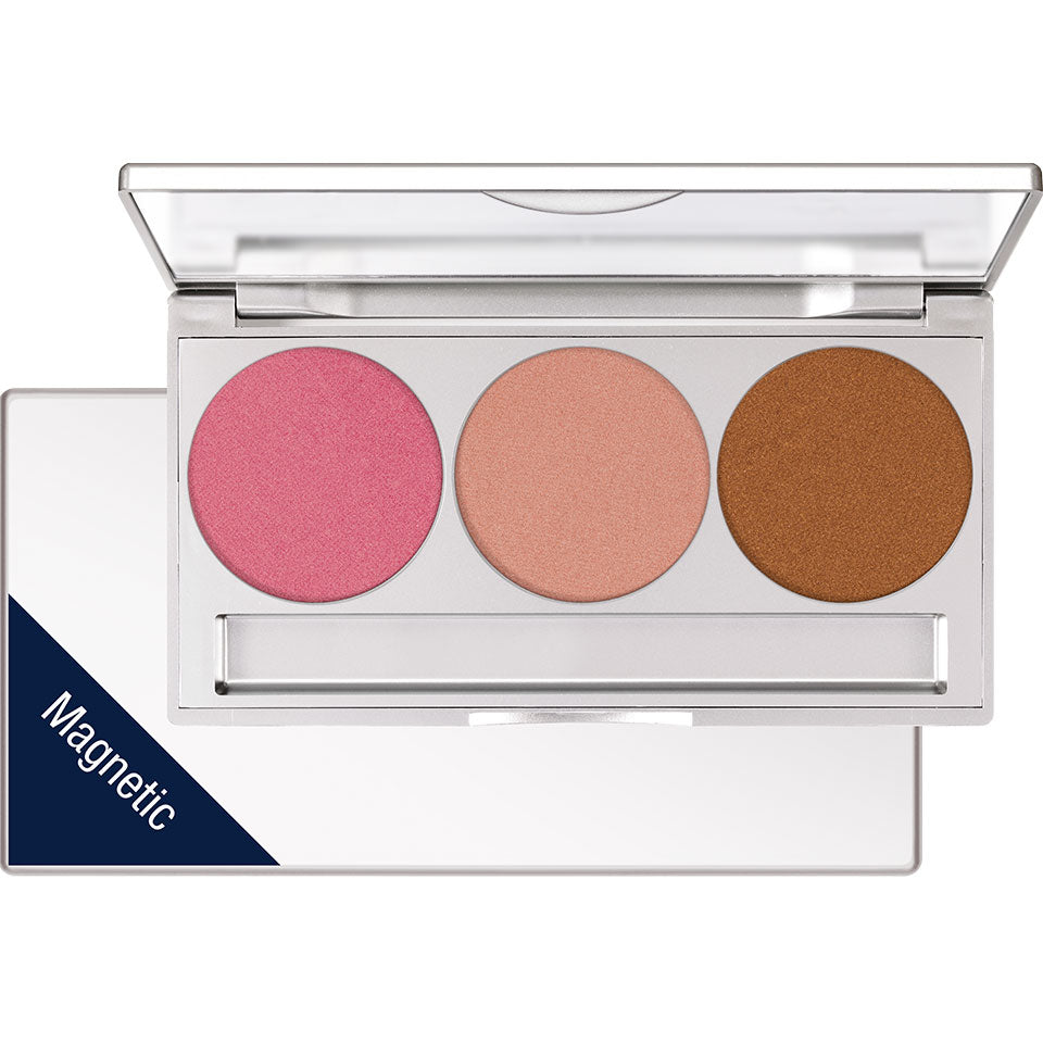 Paleta Glamour Glow Trio Kryolan – imagem oficial 2