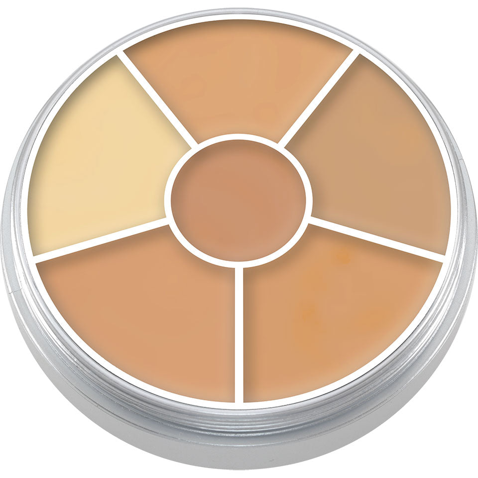Paleta Circular de Corretivos Kryolan — imagem oficial Kryolan Espanha 1
