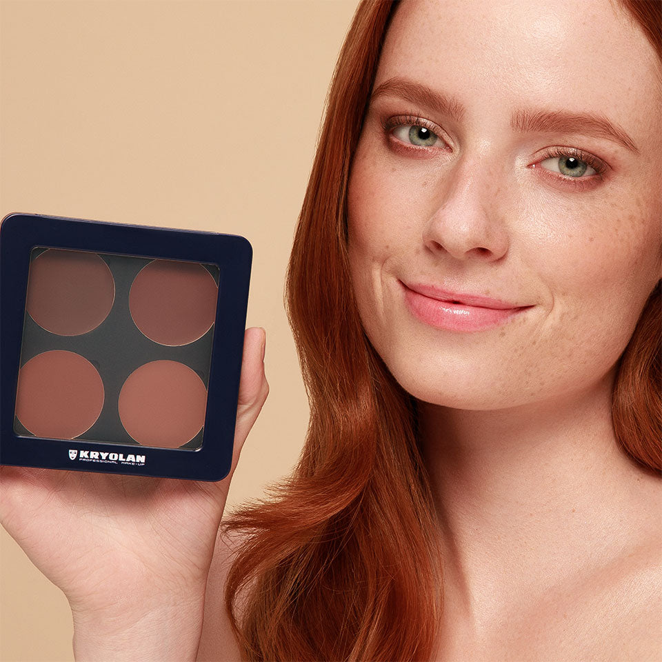 Paleta Sculpt & Glow com 4 Cores Kryolan – imagem oficial 10