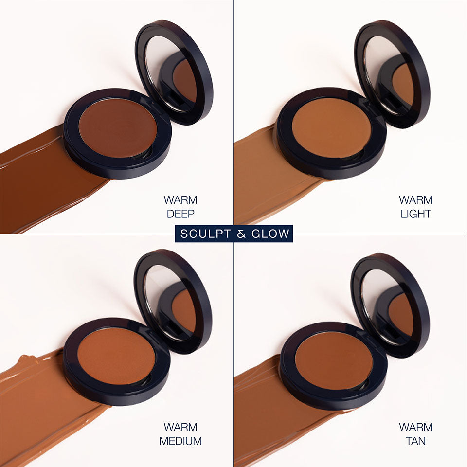 Paleta Sculpt & Glow com 4 Cores Kryolan – imagem oficial 12
