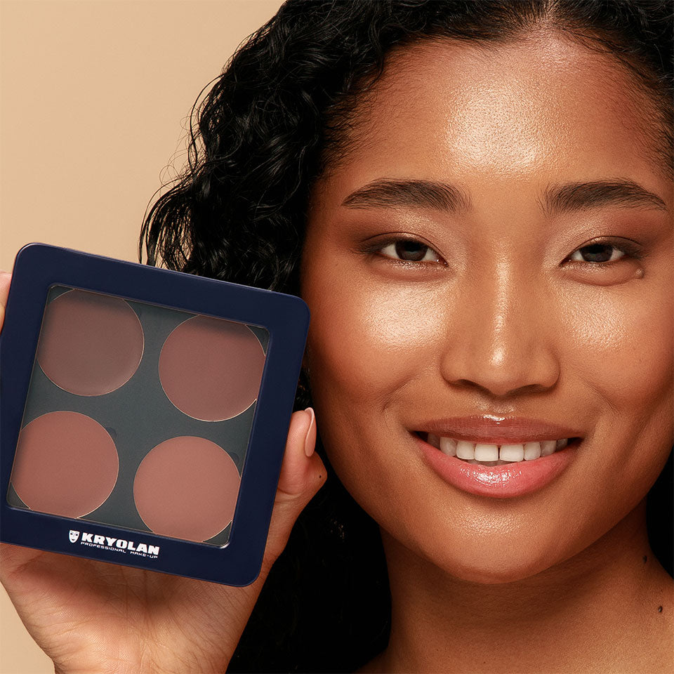 Paleta Sculpt & Glow com 4 Cores Kryolan – imagem oficial 9
