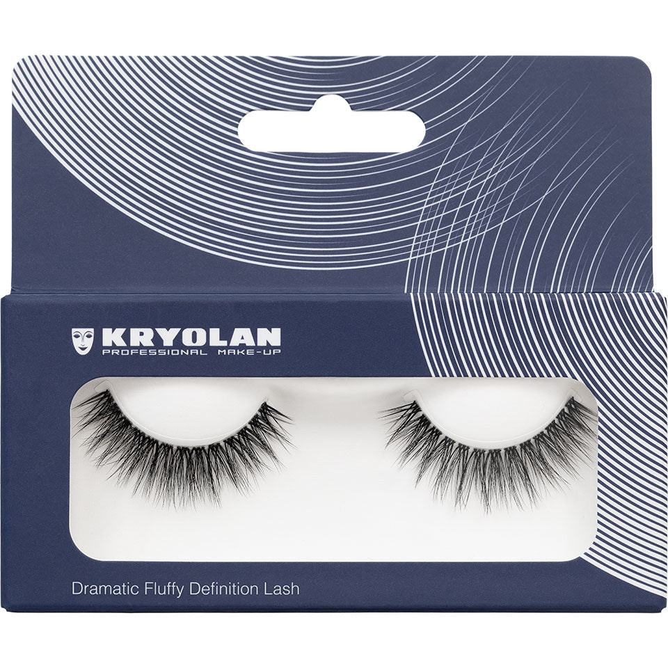 Cílios Postiços Dramatic Fluffy Definition Kryolan – imagem oficial 3