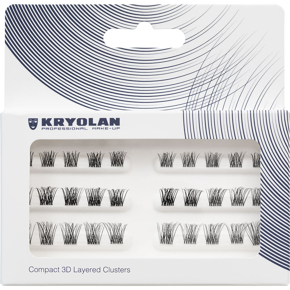 Cílios Postiços em Grupos Compact Kryolan – imagem oficial 3