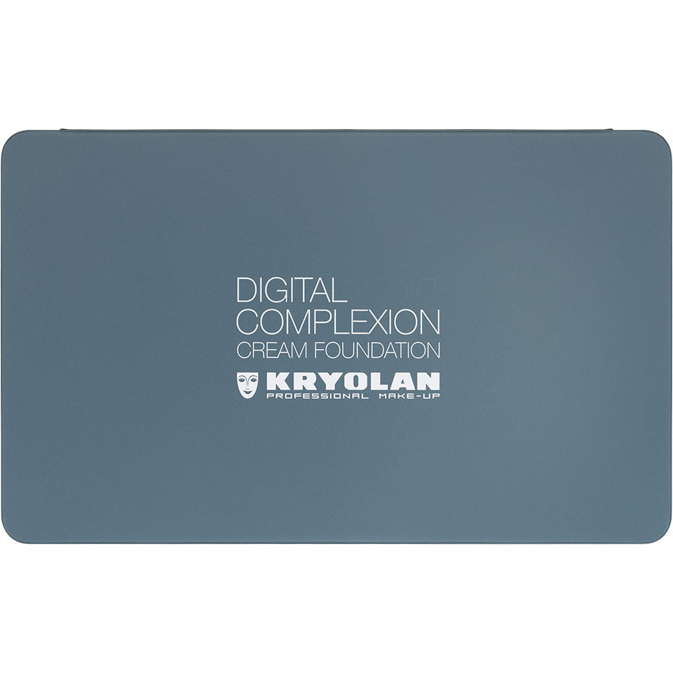 Paleta Digital Complexion Cream Foundation com 14 Cores D3 Kryolan – imagem oficial 3