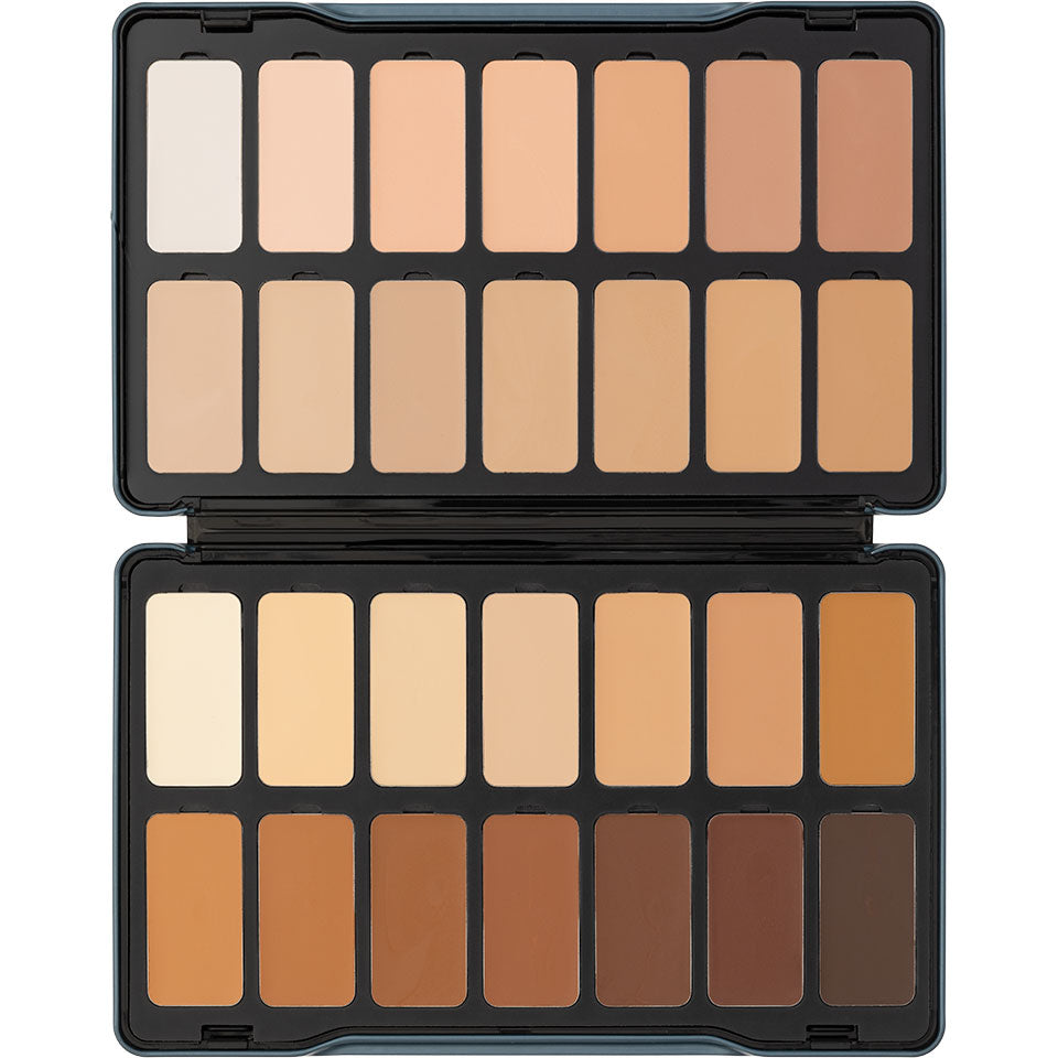 Paleta Digital Complexion Cream Foundation com 28 Cores Kryolan – imagem oficial 1
