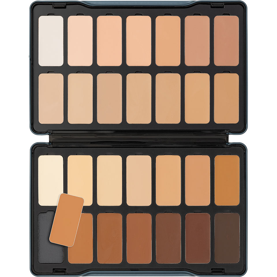 Paleta Digital Complexion Cream Foundation com 28 Cores Kryolan – imagem oficial 2
