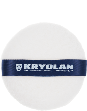 Puff para Pó Branco 7 cm Kryolan