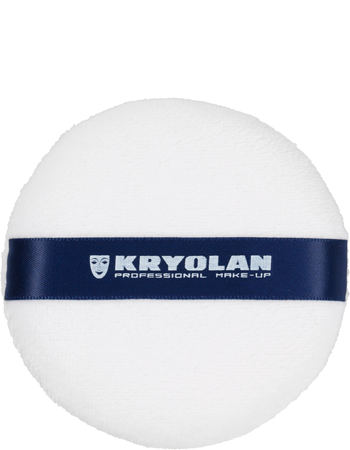 Puff para Pó Branco 9 cm Kryolan