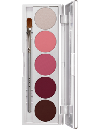Paleta de Sombras Shades com 5 Cores Kryolan — combinação ABU DHABI