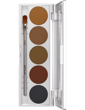 Paleta de Sombras Shades com 5 Cores Kryolan — combinação CAIRO