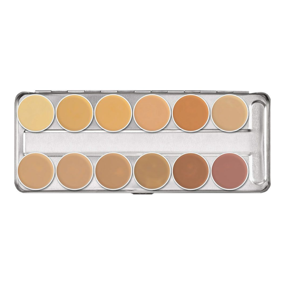 Paleta Dermacolor Camouflage Creme com 12 Cores