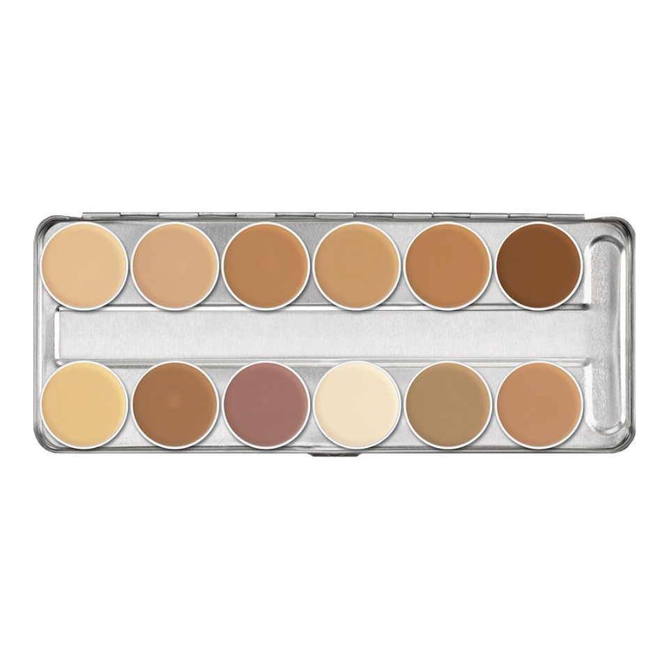 Paleta Dermacolor Camouflage Creme com 12 Cores