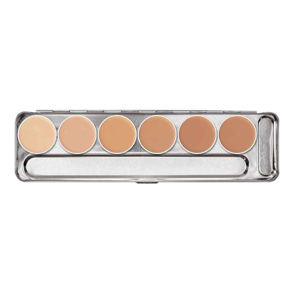 Paleta Dermacolor Camouflage Creme com 6 Cores