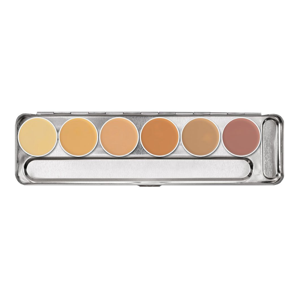 Paleta Dermacolor Camouflage Creme com 6 Cores