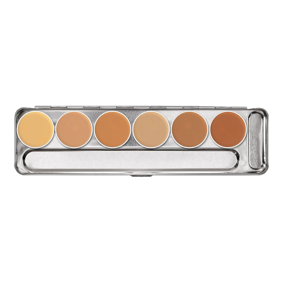 Paleta Dermacolor Camouflage Creme com 6 Cores