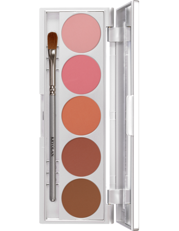 Paleta de Sombras Shades com 5 Cores Kryolan — combinação FLORENCE