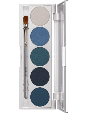 Paleta de Sombras Shades com 5 Cores Kryolan — combinação HELSINKI
