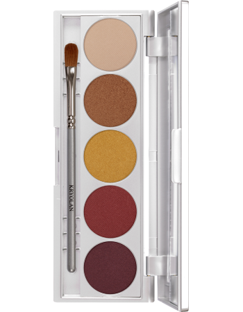 Paleta de Sombras Shades com 5 Cores Kryolan — combinação MEXICO CITY