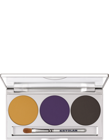 Paleta de Sombras Trio Kryolan — combinação NIGHT DREAM