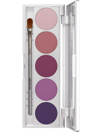 Paleta de Sombras Shades com 5 Cores Kryolan — combinação PARIS