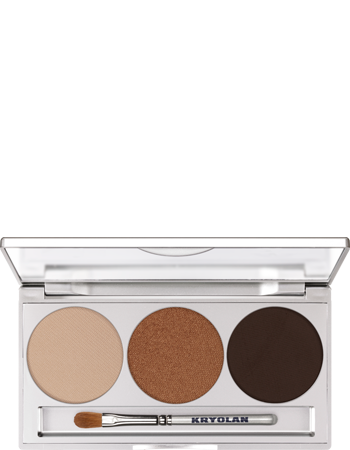Paleta de Sombras Trio - Coleção Smokey Kryolan — combinação SMOKEY BEIGE