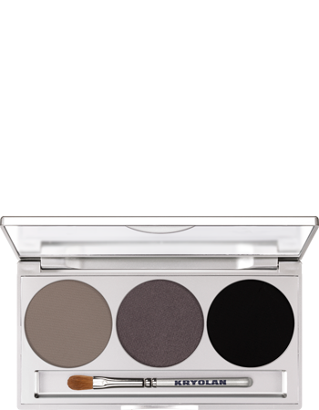 Paleta de Sombras Trio - Coleção Smokey Kryolan — combinação SMOKEY GREY