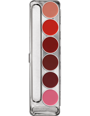 Paleta Lip Rouge com 6 Cores Kryolan — imagem principal