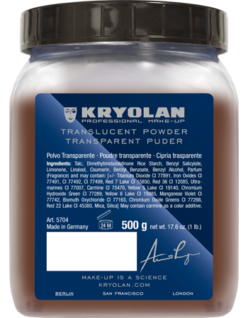 Pó Translúcido 400 g Kryolan — cor TL 8