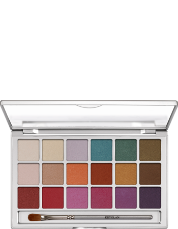 Paleta de Sombras Variety com 18 Cores Kryolan — combinação V 1